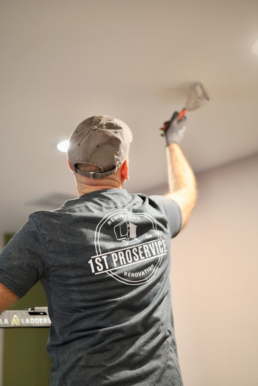 Finishing drywall in a remodel